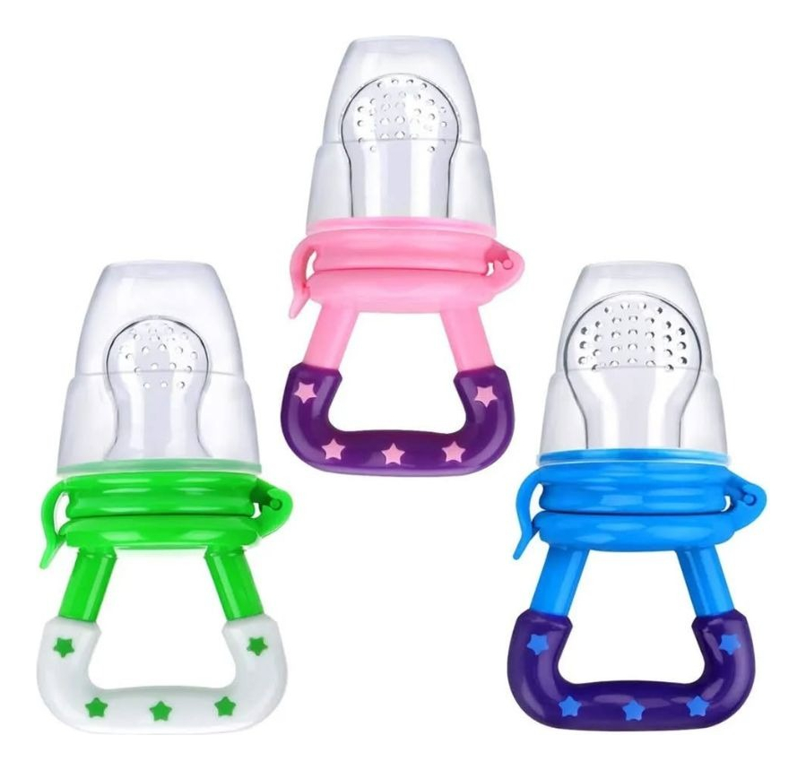 Genérico - Set 8 Tetina De Silicona Alimentancion Frutas Verduras Lau