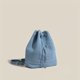 thumbnail image 1 of Vintage Denim Drawstring Bucket Backpack, Retro Travel Tote Daypack, Women's Fashion School Knapsack & Purse, 1 of 2