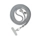thumbnail image 5 of Cordón De Teléfono Crossbody Safety Tether Tab System Para Senderismo Escalada Ciclismo Gris Claro, 5 of 5
