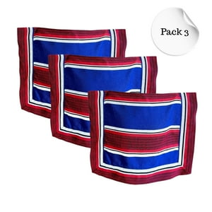Genérico - Pack 3 Mantas Poncho De Huaso Cueca Niño Fiestas Patrias