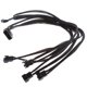 thumbnail image 1 of 4 pines hembra a 5x 4 pines macho equipo ventilador divisor cable adaptador de alimentación, 1 of 3