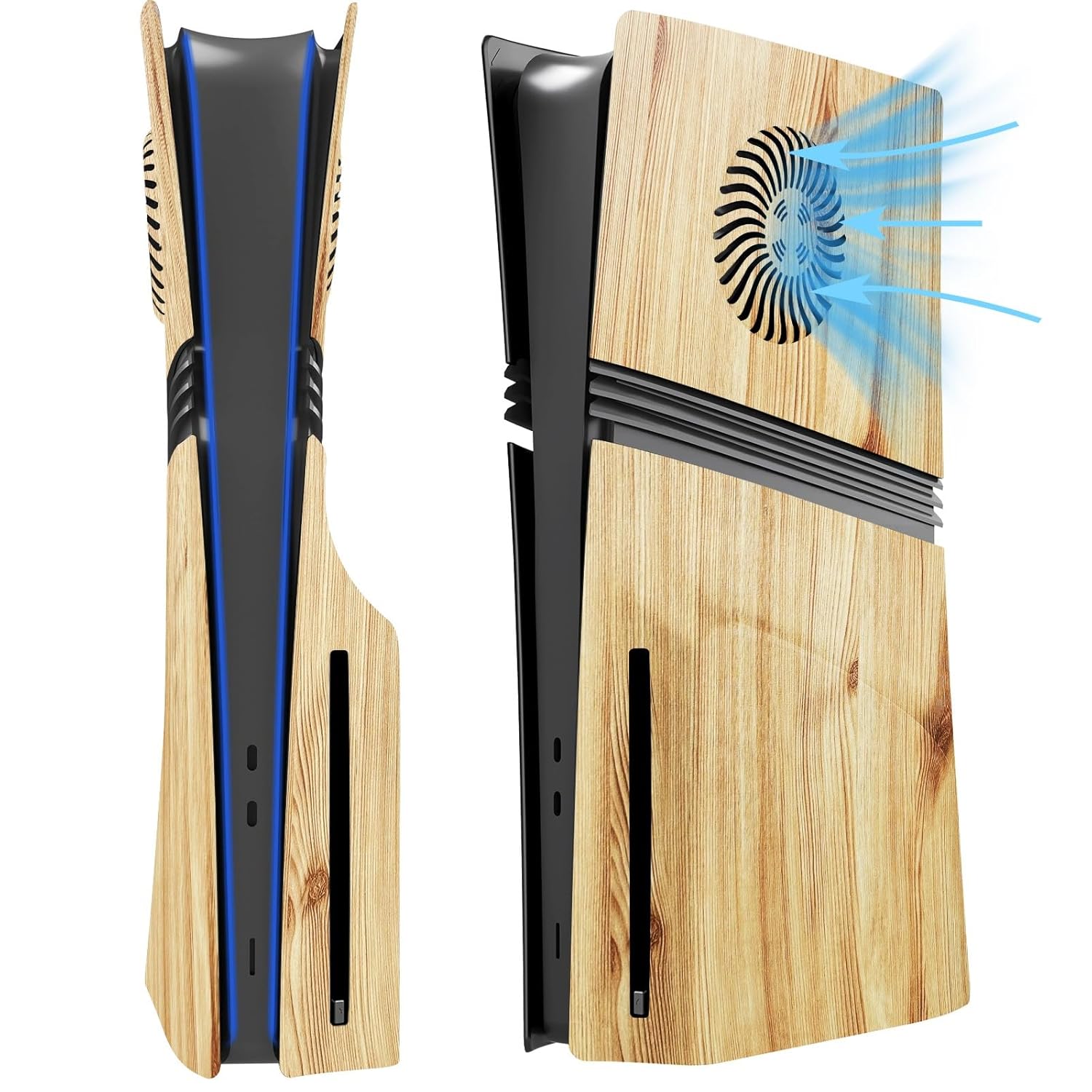 Paneles De Repuesto Aaronmei Ps5 Pro Disc Y Digital Edition Juego De 4 Placas Frontales Con Ventilación