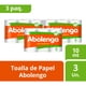 thumbnail image 1 of TOALLA PAPEL MINI 12.5MT 3UN ABOLENGO, 1 of 4