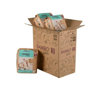 Bambo Nature - Caja Pañales Ecológicos Ecofriendly Talla M, 168Uni