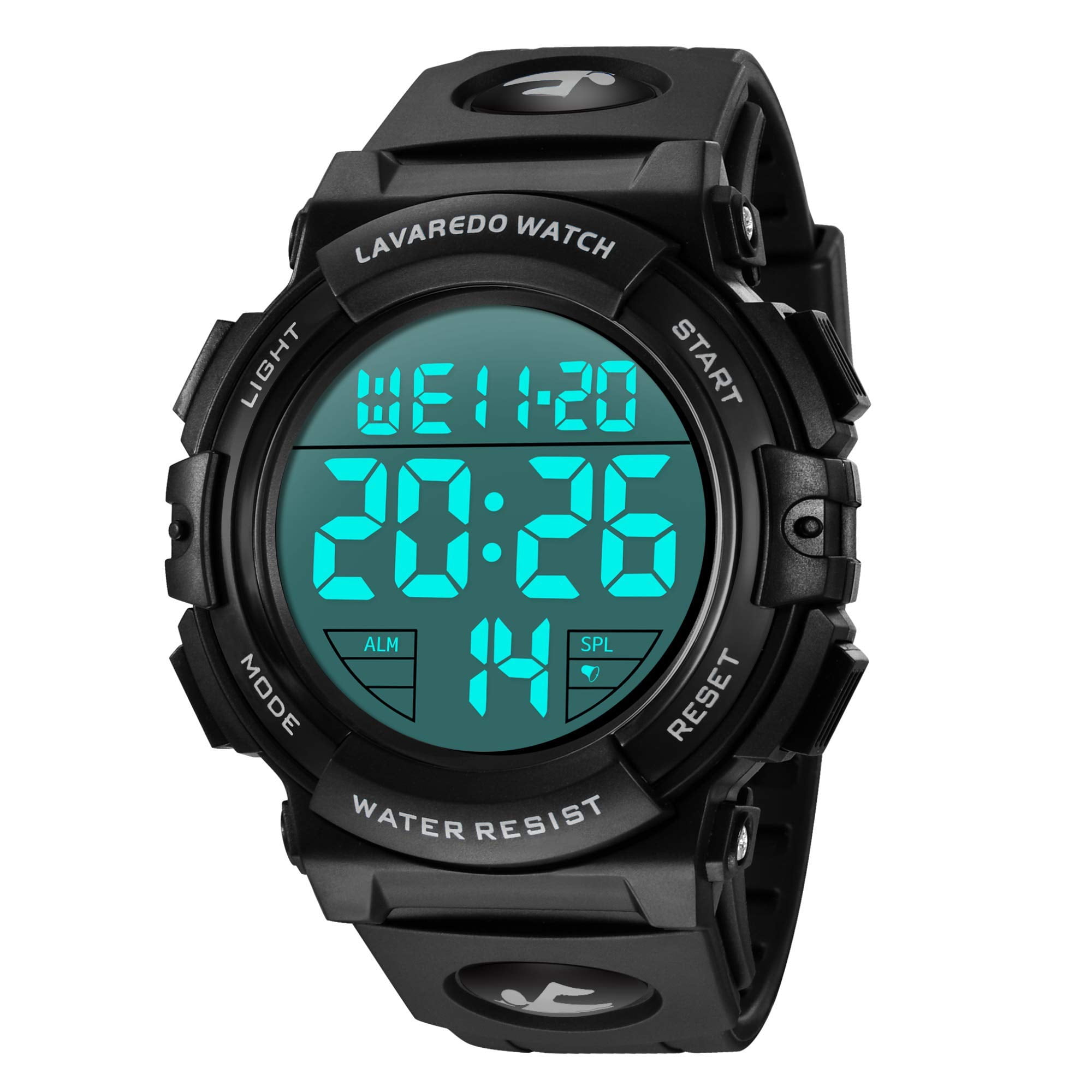 A Alps - Reloj L Lavaredo Digital Sports Military A Prueba De Agua Para Hombre