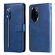 thumbnail image 1 of Funda con Cremallera para Honor 100 Pro, Carcasa Cartera de Cuero PU con Soporte y Tarjetero, 1 of 6