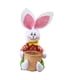 thumbnail image 4 of Cesta Divertida De Conejo De Pascua, Huevos, Cesta De Regalo De Dulces, Decoración Artesanal, Pantalones Verdes Para El Hogar, 4 of 5