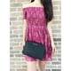 thumbnail image 5 of Cartera Top Zip Closure Saffiano Leather Crossbody Negra, 5 of 7