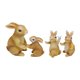 thumbnail image 2 of Decoraciones De Conejito De Pascua Estatuas De Jardín De Jardinería Figuras En Miniatura De Conejo, 2 of 5
