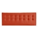 thumbnail image 1 of Respaldo Botone Felpa 2 Plazas Naranja, 1 of 5