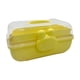 thumbnail image 1 of Caja De Almacenamiento Para Accesorios Para El Cabello, Estuche Para Guardar Horquillas, Coleteros, Gomas Para El Cabello, Color Amarillo, 1 of 5