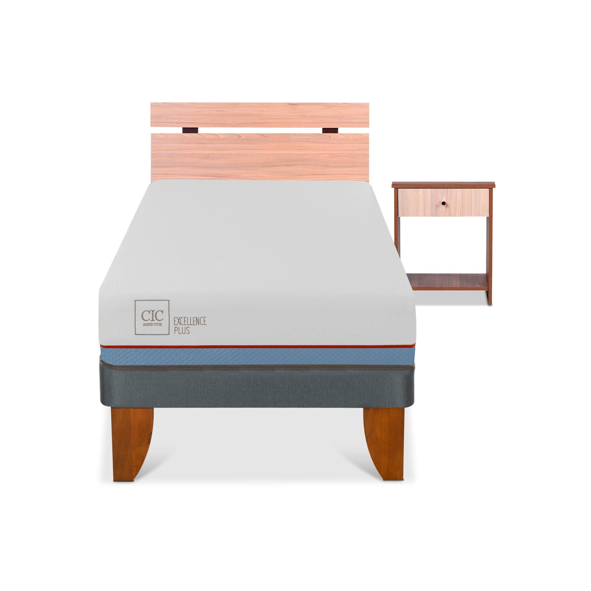 Cama Europea Excellence Plus 1 plaza Base Normal