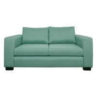 Living Store - Sofá 2 Cuerpos Chelsea 166 Cm Tela Verde Agua