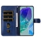 thumbnail image 5 of Funda con Cremallera para Samsung Galaxy M55 5G, Carcasa Cartera de Cuero PU con Soporte y Tarjetero, 5 of 6