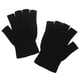 thumbnail image 1 of Guantes de medio dedo de invierno de punto con pantalla táctil, cálidos y elásticos, sin dedos, talla común para hombres y mujeres, color negro., 1 of 5