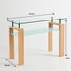 thumbnail image 4 of Mesa de arrimo Rectangular de vidrio, 4 of 7
