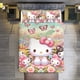 thumbnail image 2 of Flower Hello Kitty Comforter Set Soft 3 Pcs Twin Bedding Sets Thicken for All Season, 2 of 5