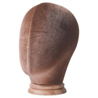 Magideal - Modelo De Cabeza De Maniquí, Soporte De Exhibición De Pelucas Y Sombreros, Estante De Almacenamiento De Gorras Portátil Multiusos Moderno Con Base De