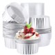 thumbnail image 1 of Moldes de aluminio para magdalenas y cupcakes EUSOAR 50 uds 125 ml con tapas, 1 of 7