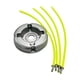 thumbnail image 5 of Cabezales de corte de césped Cabezales de corte de hilo Accesorio de aleación de aluminio Disco de corte de césped Cabezal desbrozadora para césped Cé, 5 of 5