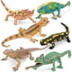 thumbnail image 1 of Set 6 Figuras Grandes de Lagartos Realistas Juguetes, 1 of 3