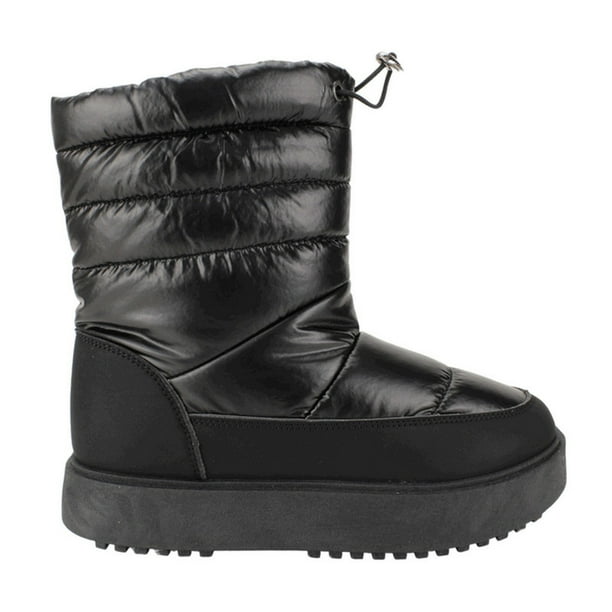 Bota Agua de Coco Puffy Negro Lider