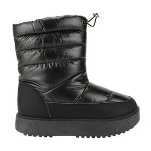 Bota Agua De Coco Puffy Negro