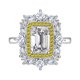 thumbnail image 2 of Anillos de Boda Corte Asscher para Mujer Anillos de Plata Esterlina S925 para Mujer 6 X 8 Mm Banda de Compromiso de Eternidad de Zirconia Elegantes Hipoalergénicos Anillos de Zirconia Personalizados, 2 of 8