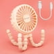 thumbnail image 1 of 1pc New Portable Clip USB Mini Fan Can Be Hung Upright Can Be Wound Three Wind Stroller Small Fan Student Dormitory Outdoor Desktop Office Fan, 1 of 5