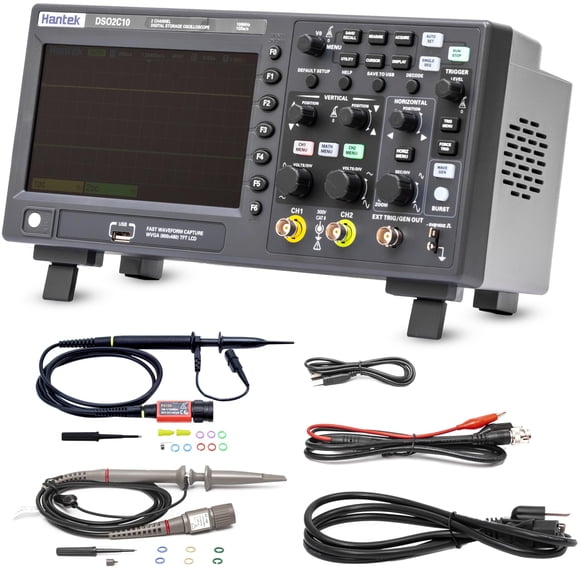 Osciloscopio de almacenamiento digital Hantek DSO2C10 100 MHz 2 canales 1 GSa/s