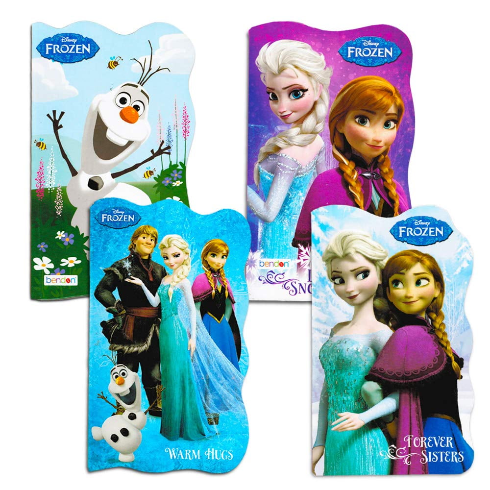 Board Books Disney Frozen, Juego De 4 Unidades Para Bebés Y Niños
