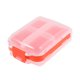 thumbnail image 1 of Unique Bargains 1 Pc 8 Compartimentos 3 Pliegues Estuche para Pastillas Ligero para Viajar Claro Naranja, 1 of 6