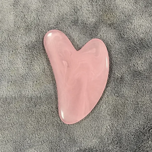 Natural Gua Sha Scraper Board Massage Rose Quartz Guasha Stone For Face Neck Skin Lifting Wrinkle Remover Beauty Care