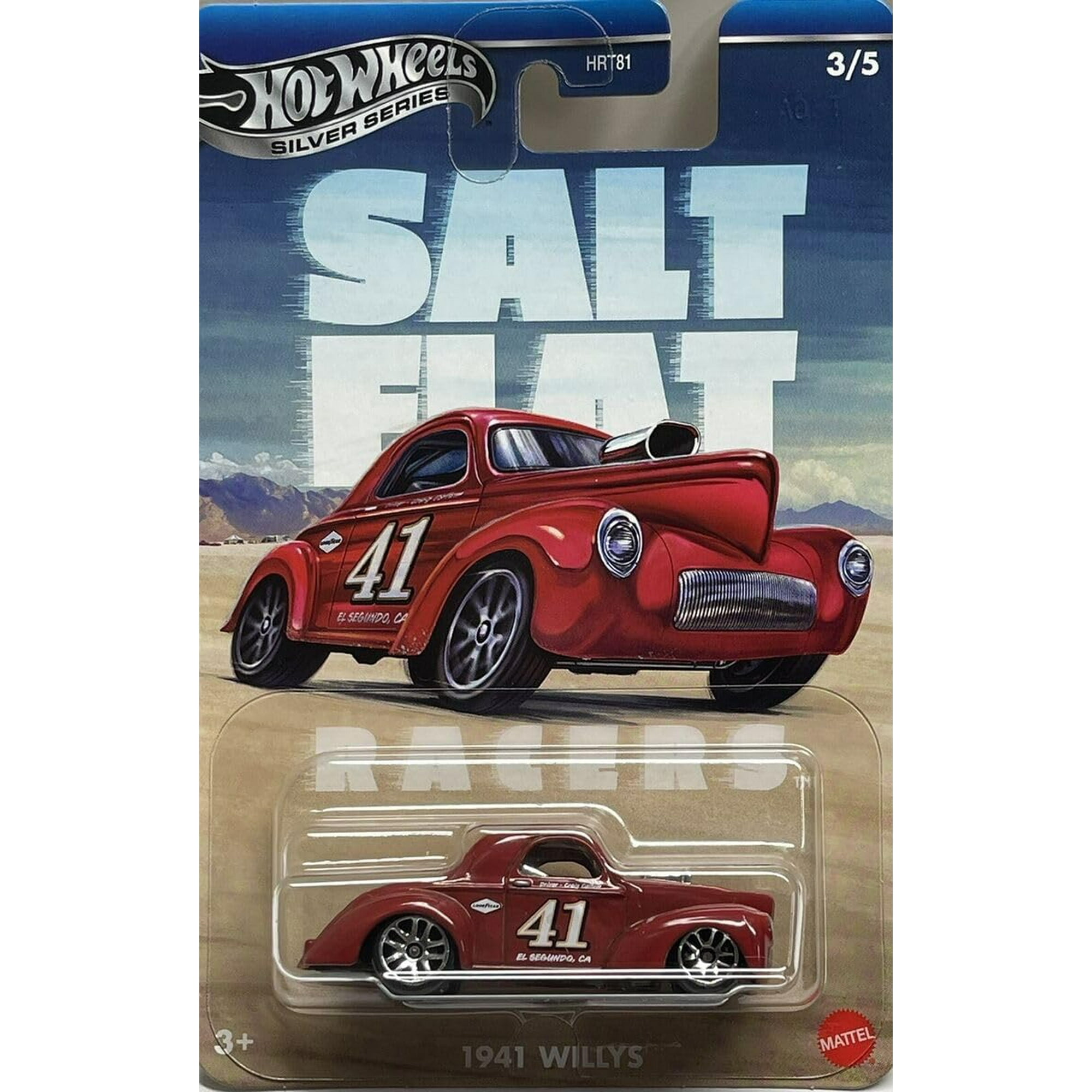 Toy Hot Wheels Silver Series Salt Fiat Racers 1941 Willys