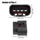thumbnail image 4 of Unique Bargains 4 Conjunto 4 Pines No.9098011885 Conector de Bobina de Encendido Adaptador Kit de Clip Reemplaza para Scion XB 2004-2006, 4 of 6