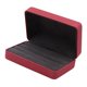 thumbnail image 2 of Caja De Almacenamiento De Anillos, Bandeja De Moda De Cuero PU, Joyero Para Dama, Anillos Múltiples, Rojo, 2 of 5
