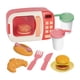 thumbnail image 4 of Juguete De Microondas Para Niños Con Luces Y Sonidos Jugando Con Comida Y Juguetes De Cocina Rojo, 4 of 5