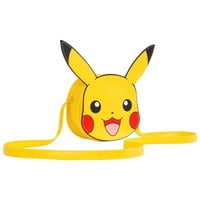 Pokémon - Pokemon Crossbody Bag For Girls 3D Pikachu Girls Handbag With Shoulder Strap Zip Closure Travel Holiday Accessories Official Merchandise Gifts For Girls