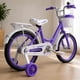 thumbnail image 3 of Bicicleta Infantil Niña Aro 12 Canasto Ruedas Apoyo Mamakids Morado, 3 of 7