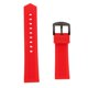 thumbnail image 2 of Pulsera De Goma De Silicona Roja Reloj Banda De Correa De La Correa Reemplazar Accesorios 19mm, 2 of 5