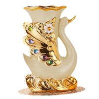 Bothyi - Florero De Porcelana De Estilo Europeo, Florero Moderno Con Forma De Cisne Para Fiesta, Cocina, Comedor, Buscar