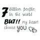 thumbnail image 1 of Decomural My Heart Chose You Love WS-34309, 1 of 2
