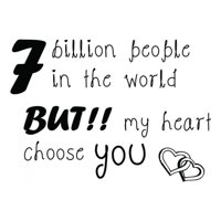 Rienda Libre Graphics - Decomural My Heart Chose You Love Ws-34309