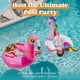 thumbnail image 4 of Flotador hinchable JOYIN Flamingo Unicorn para adultos y niños, 4 of 8
