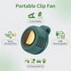 thumbnail image 2 of Ventilador mini clip portátil 360° rotación 2 uds pequeño camisa cintura 3 velocidades exterior, 2 of 8