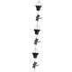thumbnail image 5 of Cadena Para Canaletas De Lluvia Para Jardín, Colector De Agua De Lluvia Para Desviar El Agua Del Patio Trasero, 5 of 5