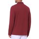 thumbnail image 3 of INSPIRE CHIC Camisas Polo Texturizadas para Hombre de Manga Larga con Cremallera Cuarto para Golf Talla L Burdeos, 3 of 6