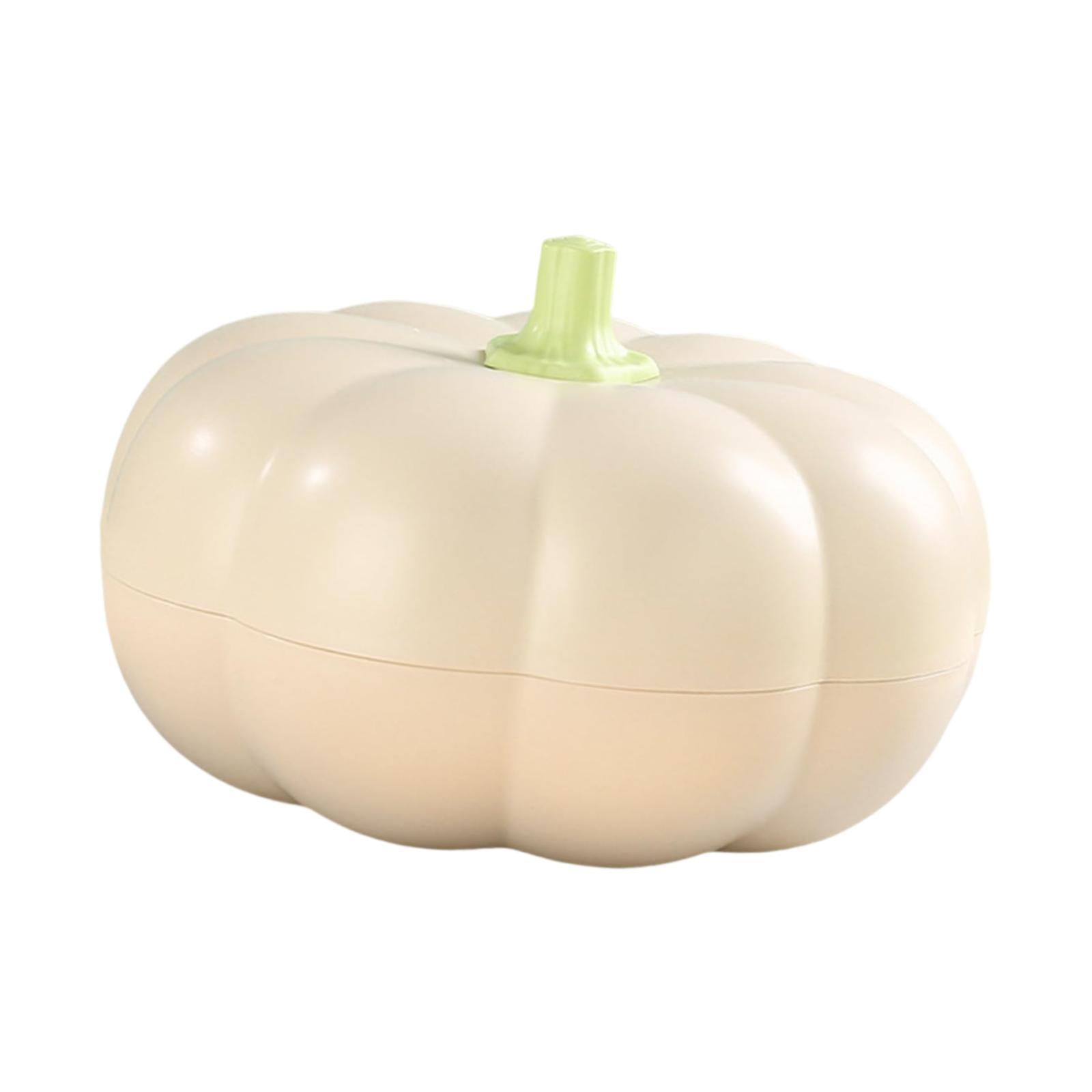 Gazechimp - Bandeja Para Servir Dividida Con Forma De Calabaza, Recipiente Para Servir Frutos Secos, Color Beige