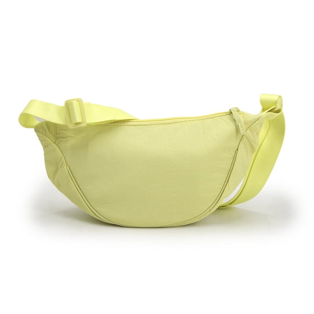 Banano Riñonera Urbano Impermeable Colores Lisos Unisex verde Talla Única