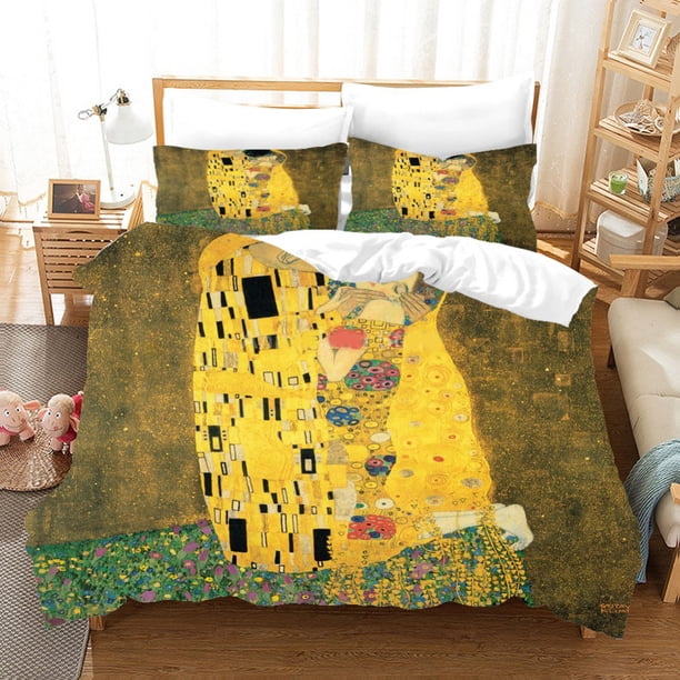Oil Painting Van Gogh Star Sky Bedding Set Queen King Size Bedroom Decor Quilt Cover Pillowcase 2/3 Pcs Bed Linen Home Textile